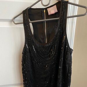Black sequin tank size medium